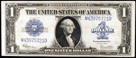 1923. Estados Unidos. Certificado de plata. 1 dólar. (Pick 342). George Washington. MBC-.