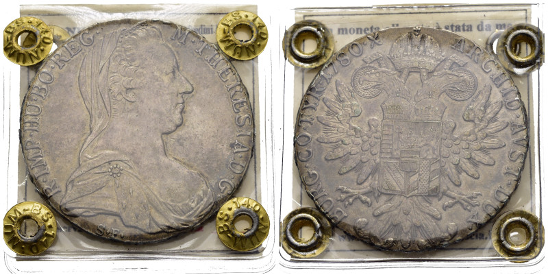 AUSTRIA. Maria Teresa (1740-1780). Roma. Tallero 1780 (coniato sotto Vittorio Em...