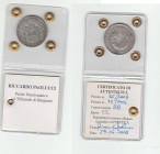 UNGHERIA. Franz Joseph I. Corona in argento 1892 Molto rara J.405 BB periziata