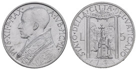VATICANO. Pio XII (1939-1958). Giubileo 1950. 5 Lire 1950. FDC