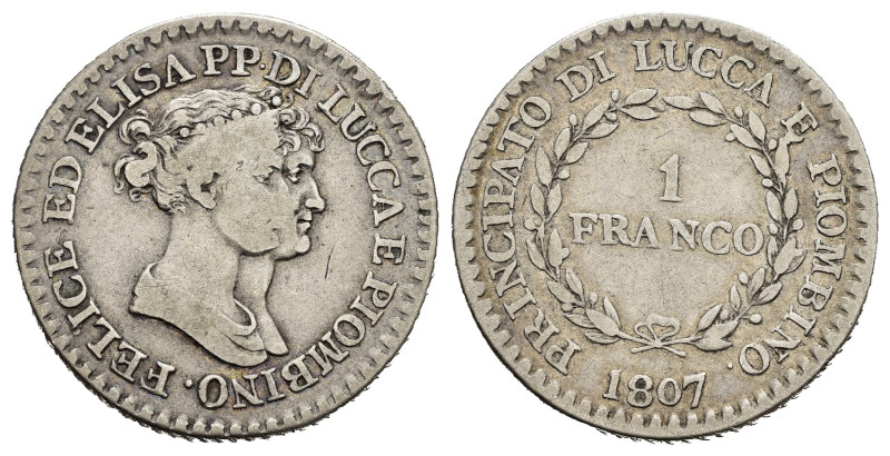 FIRENZE. Principato di Lucca e Piombino. Elisa Bonaparte e Felice Baciocchi (180...