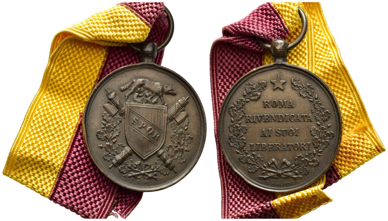 MEDAGLIE ITALIANE – REGNO D’ITALIA – VITTORIO EMANUELE II (1861-1878) – LIBERAZI...