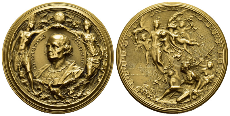 MEDAGLIE ITALIANE – REPUBBLICA ITALIANA (1946) – CRISTOFORO COLOMBO (1451-1506) ...