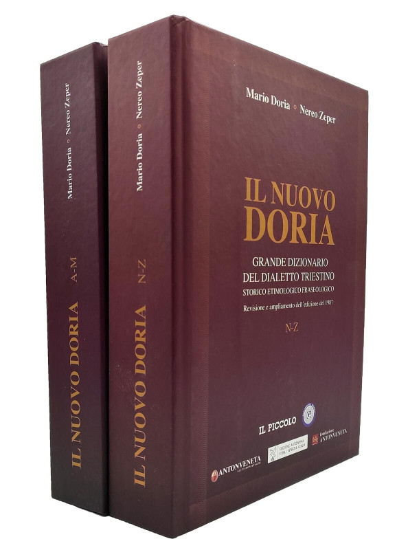 DORIA Mario & ZERPER Nereo. Il nuovo Doria. Grande dizionario del dialetto tries...