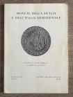BANK LEU - MUNZEN UND MEDAILLEN. Monete della Sicilia e dell'Italia Meridionale. Vendita all'asta pubblica, 11 marzo 1987 a Zurigo. 780 lotti, 34 tavo...