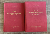 SENA CHIESA G. - Gemme del museo nazionale di Aquileia. Padova, 1966. 2 volumi con inventario e tavole. Ill. col e b/n. Ottimo stato