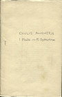 SYDENHAM E. A. – Divus Augustus. London, s.d. pp. 257 – 278, tavv. 1. Ril. Muta, buono stato.