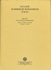 SYLLOGE NUMM. ROMANORUM ITALIA. Vol. I Giulio – Claudii. 1, Augustus – Tiberius. Milano, 1990. Pp.224, tavv. 75. + 1 tavv. a colori. Ril. ed. ottimo s...