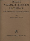 SYLLOGE NUMMORUM GRAECORUM. Munzsammlung der Universitat Tubingen. I Heft. Hispania – Sikelia. Berlin, 1981. Pp. x, tavv. 30. Ril. Ed. Ottimo stato.