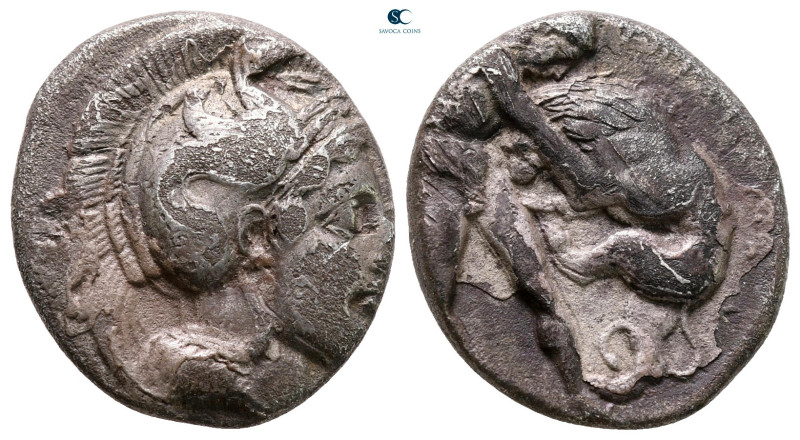 Lucania. Herakleia circa 420-390 BC. 
Nomos AR

19 mm, 5,58 g



very fin...