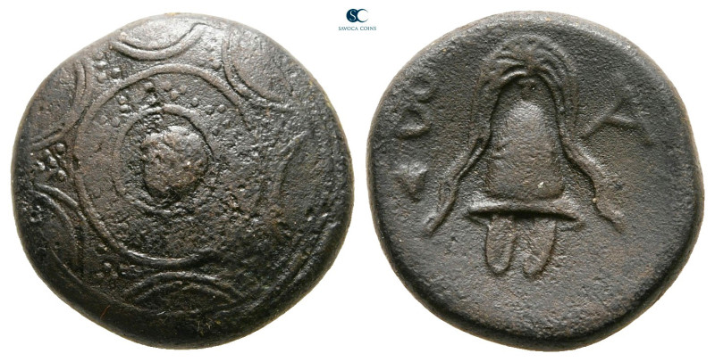 Kings of Macedon. Alexander III "the Great" 336-323 BC. 
Bronze Æ

15 mm, 4,0...