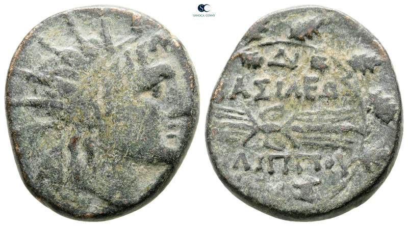 Kings of Macedon. Philip V 221-179 BC. 
Bronze Æ

23 mm, 9,80 g



fine