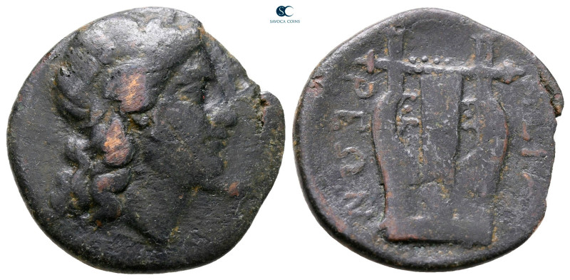 Megaris. Megara circa 400-338 BC. 
Bronze Æ

22 mm, 4,90 g



nearly very...
