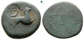Kings of Bosporos. Pantikapaion. Polemo I 14-9 BC. Bronze Æ
