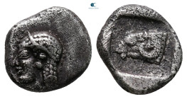 Troas. Kebren circa 500-400 BC. Diobol AR