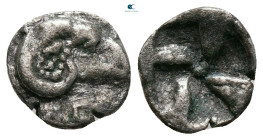 Troas. Kebren circa 500-450 BC. Obol AR