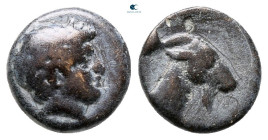 Aiolis. Aigai circa 250-200 BC. Bronze Æ