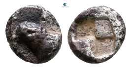 Aiolis. Kyme circa 450-400 BC. Tetartemorion AR