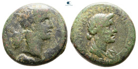 Phrygia. Aizanis. Gaius (Caligula), with Agrippina Senior AD 37-41. Bronze Æ
