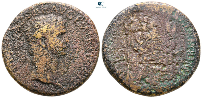 Claudius AD 41-54. Rome
Sestertius Æ

34 mm, 25,85 g



fine