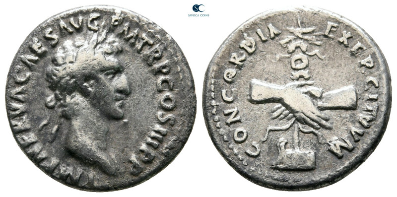 Nerva AD 96-98. Rome
Denarius AR

18 mm, 2,94 g



very fine
