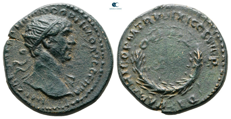 Trajan AD 98-117. Rome
Semis Æ

19 mm, 3,82 g



very fine