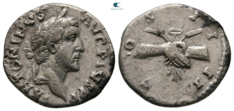 Antoninus Pius AD 138-161. Rome
Denarius AR

18 mm, 2,72 g



very fine