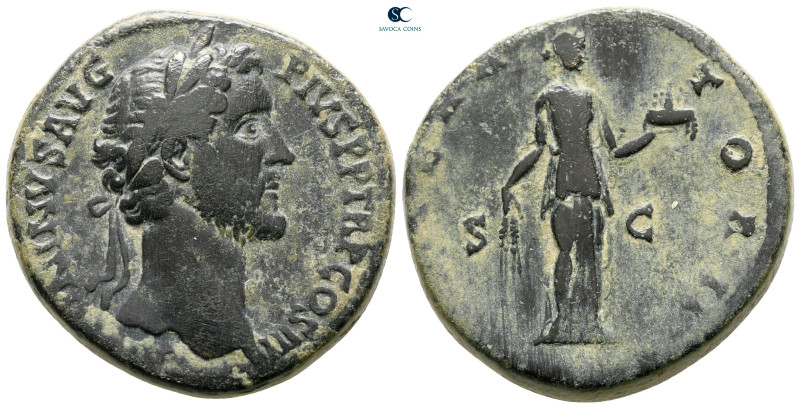 Antoninus Pius AD 138-161. Rome
Sestertius Æ

32 mm, 26,19 g



very fine...
