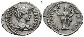 Geta, as Caesar AD 197-209. Rome. Denarius AR