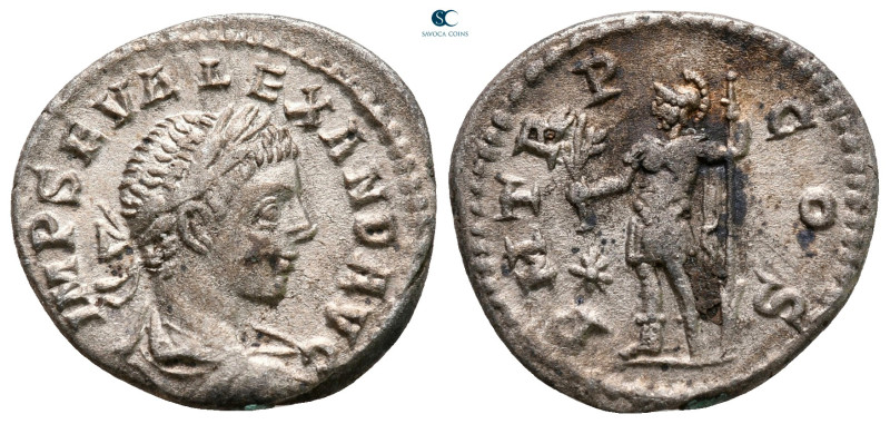 Severus Alexander AD 222-235. Antioch
Denarius AR

19 mm, 2,83 g



very ...