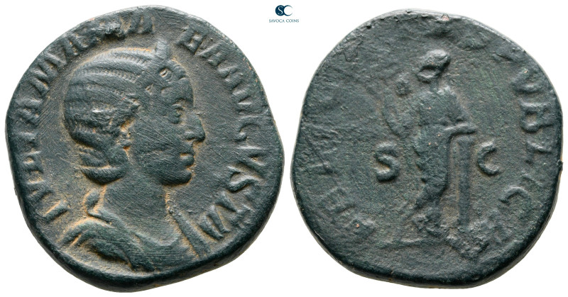 Julia Mamaea. Augusta AD 225-235. Rome
Sestertius Æ

29 mm, 20,00 g



ve...