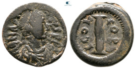 Anastasius I AD 491-518. Constantinople. Decanummium Æ