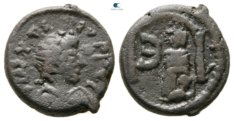 Justin I AD 518-527. Antioch
Pentanummium Æ

14 mm, 2,20 g



nearly very...