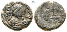 Justin I AD 518-527. Constantinople. Decanummium Æ