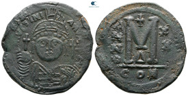 Justinian I AD 527-565. Constantinople. Follis or 40 Nummi Æ