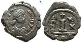 Justinian I AD 527-565. Constantinople. Decanummium Æ