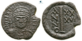 Justinian I AD 527-565. Ravenna. Decanummium Æ