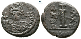 Justinian I AD 527-565. Theoupolis (Antioch). Decanummium Æ