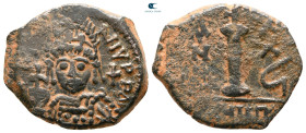 Justinian I AD 527-565. Theoupolis (Antioch). Decanummium Æ