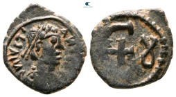 Justinian I AD 527-565. Theoupolis (Antioch). Pentanummium Æ