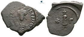 Maurice Tiberius AD 582-602. Constantinople. Decanummium Æ