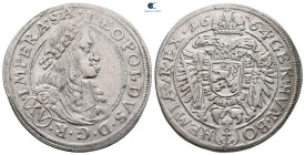 Austria. Prague. Leopold I of Habsburg AD 1657-1705. 15 Kreuzer AR