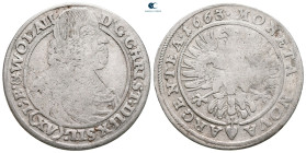 Germany. Liegnitz-Brieg-Wohlau. Christian AD 1639-1672. 15 Kreuzer AR