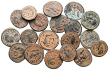 Lot of ca. 19 late roman bronze coins / SOLD AS SEEN, NO RETURN!very fine