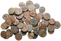 Lot of ca. 65 late roman bronze coins / SOLD AS SEEN, NO RETURN!very fine