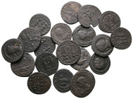 Lot of ca. 19 late roman bronze coins / SOLD AS SEEN, NO RETURN!
very fine