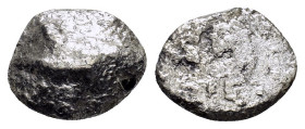 JUDAEA.(Circa 13th-5th century BC).Cut AR Hacksilver Dishekel.

Condition : Good very fine.

Weight : 7.6 gr
Diameter : 20 mm