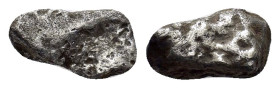 JUDAEA.(Circa 13th-5th century BC).Cut AR Hacksilver Dishekel.

Condition : Good very fine.

Weight : 5.02gr
Diameter : 15 mm