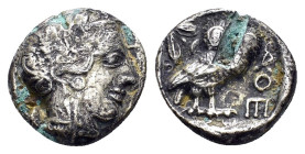 ASIA MINOR or SYRIA. Imitating Athens.(Ca. 430-410 BC). AR/AE Fourrée Tetradrachm. 

Condition : Good very fine.

Weight : 14.6 gr
Diameter : 24 mm