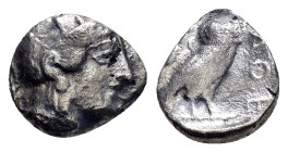 ASIA MINOR or SYRIA. Imitating Athens.(Ca. 430-410 BC). AR/AE Fourrée Tetradrachm. 

Condition : Good very fine.

Weight : 13.9 gr
Diameter : 19 mm